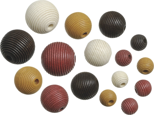 Knorr Prandell Holzperlen – mehrfarbig – Ø 4 mm – 20 Stk. – Mix 4