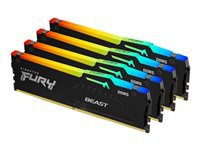 Kingston Technology Kingston Fury Beast DDR5 Arbeitsspeicher 128 GB (4× 32 GB), 5200 MT/s, 288-Pin DIMM – für PC, RGB