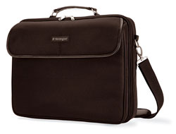 Kensington Notebook-Tasche bis 15,6" – Trolley-Band, abnehmbarer Schultergurt – Schwarz
