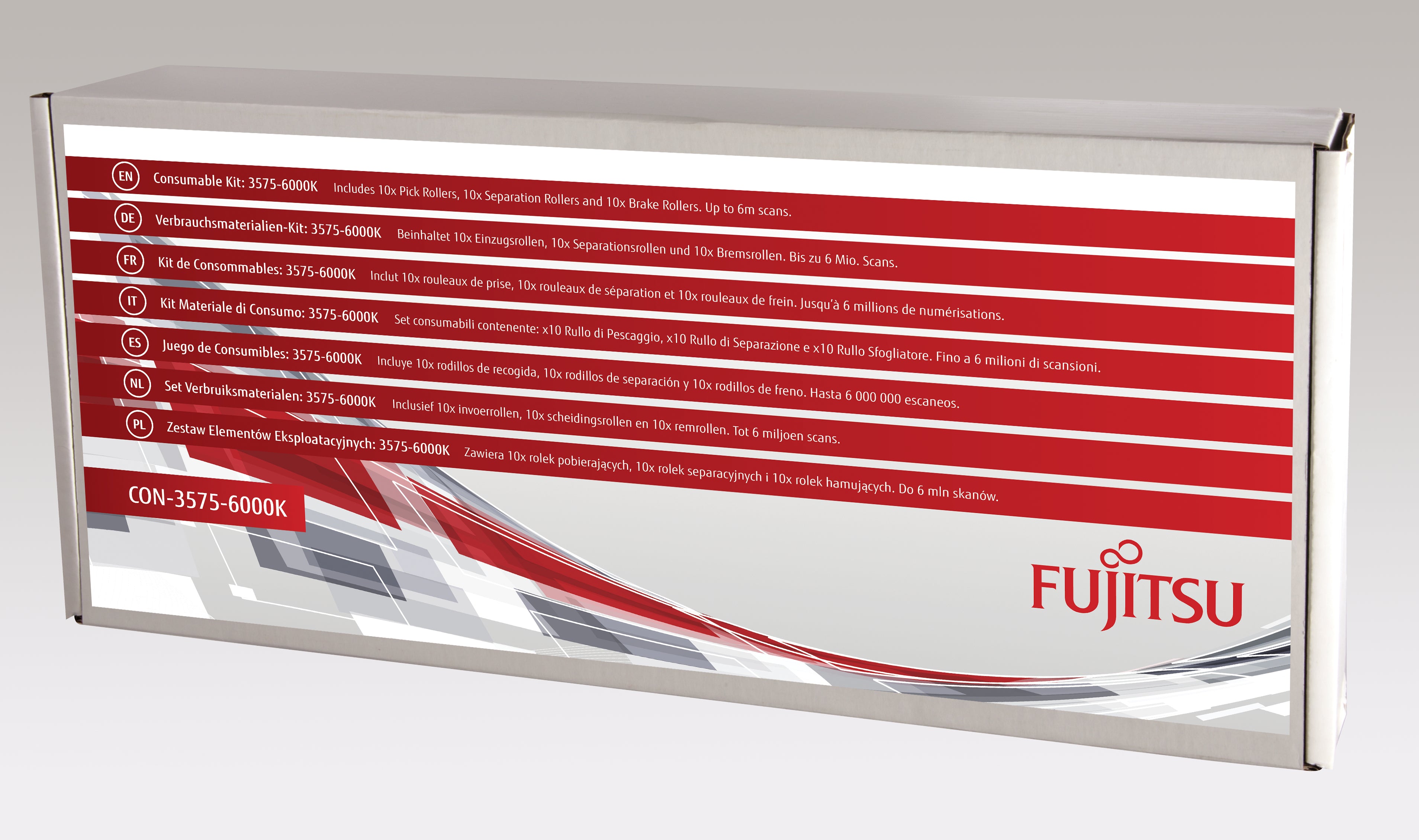 Fujitsu Wartungsset – für FI-6400, 10 Stk.