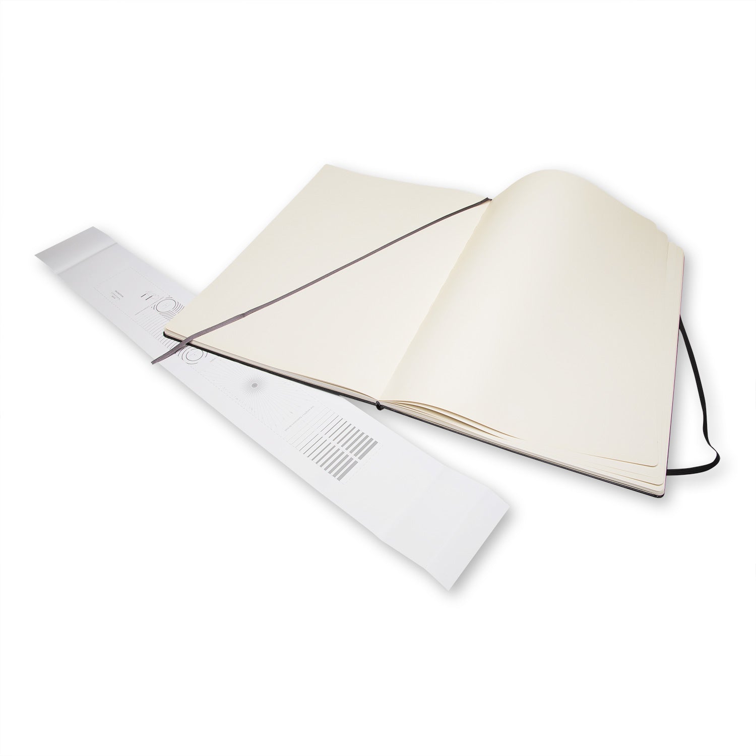 Moleskine Skizzenbuch, A3, 165 g/m², 96 Seiten, schwarz, mit Gummiband, Hardcover, säurefrei