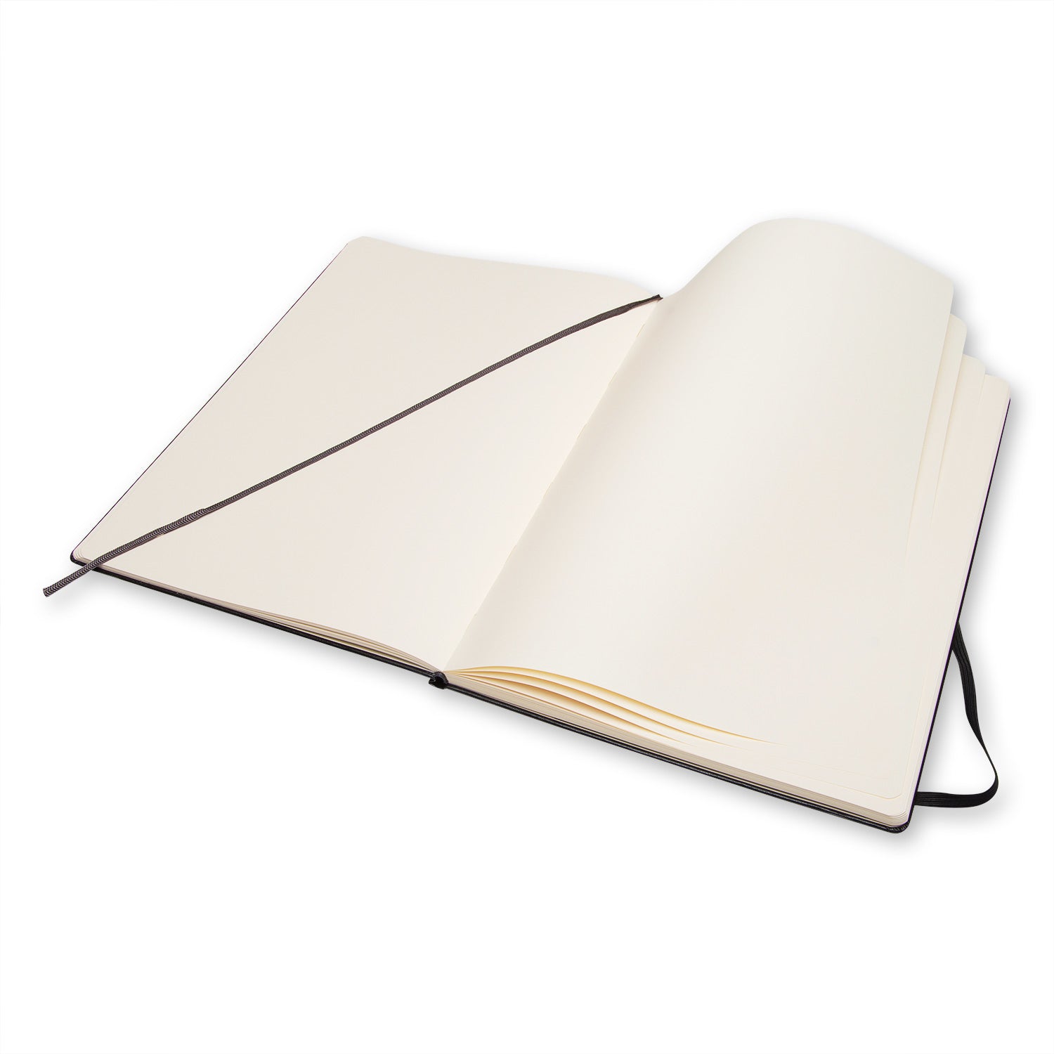 Moleskine Skizzenbuch, A4, 165 g/m², 96 Seiten, schwarz, mit Gummiband, Hardcover, säurefrei