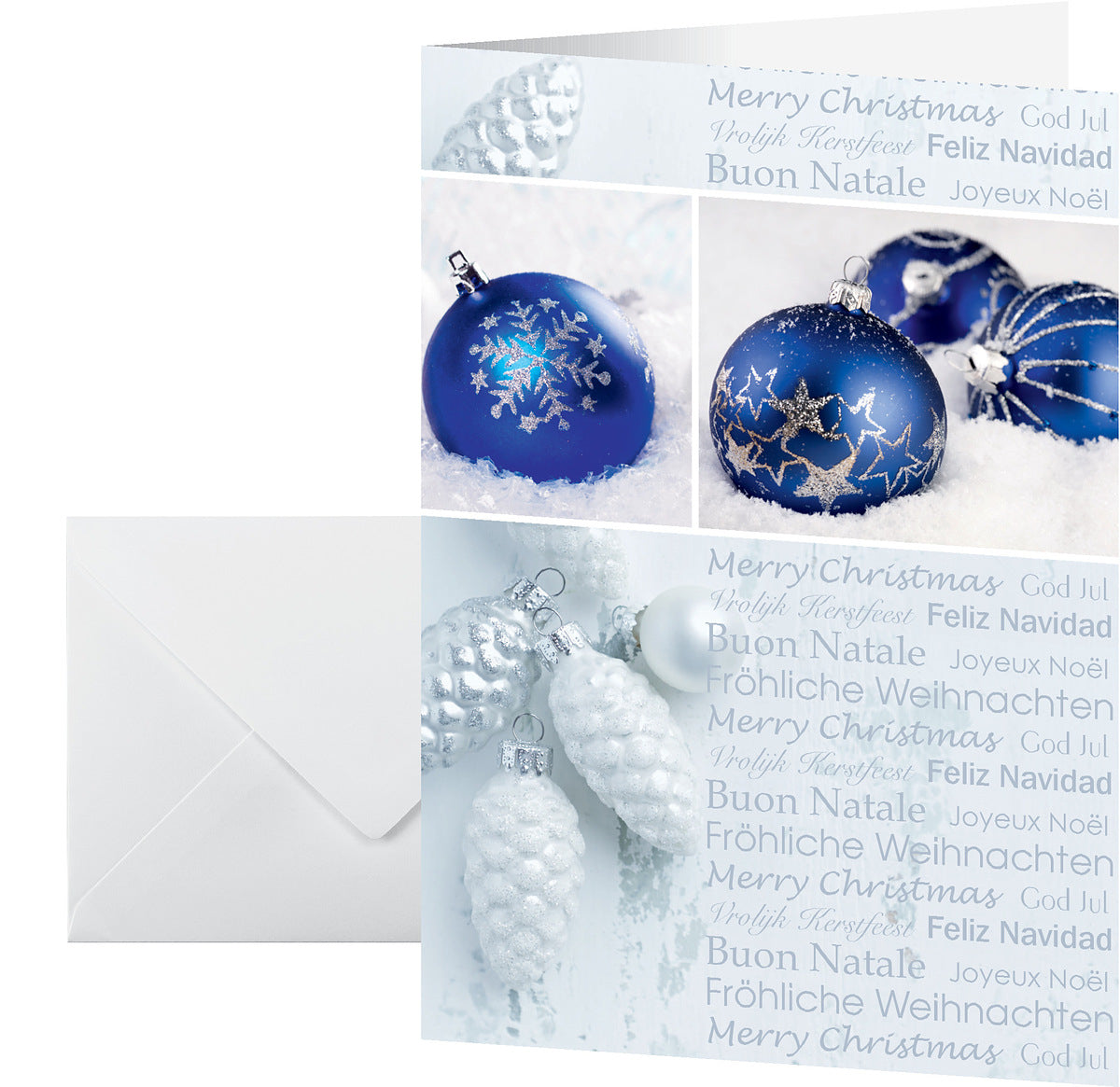Sigel Grusskarte Seasons Greetings – A6 (105 × 148 mm) – mit Umschlägen, für Inkjet/Laser/Kopierer, 25er Pack