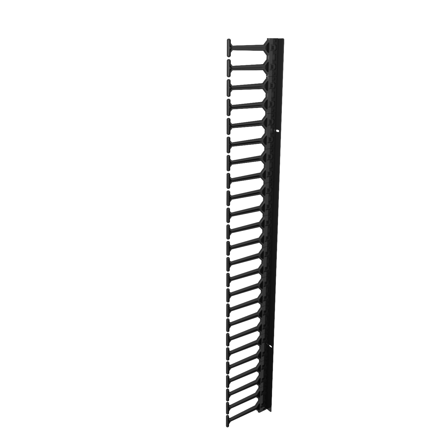 Vertiv 19" 48U Rangierpanel, Breite 600 mm, Metall – Schwarz