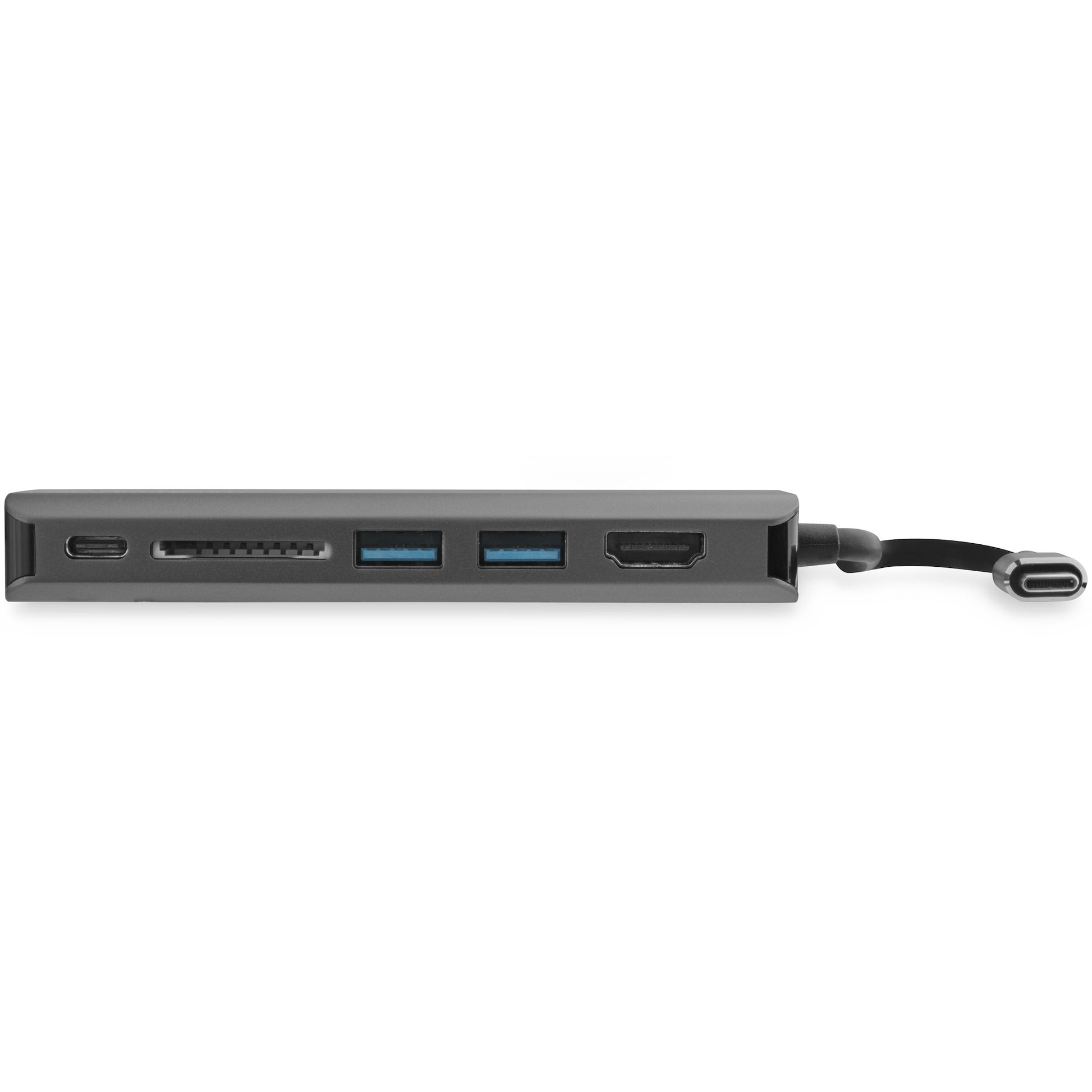 StarTech.com Multiport-Adapter – USB-C, 1× HDMI, 2× USB-A, 60 W PD, GbE, SD/microSD, für Windows/Mac/ChromeOS