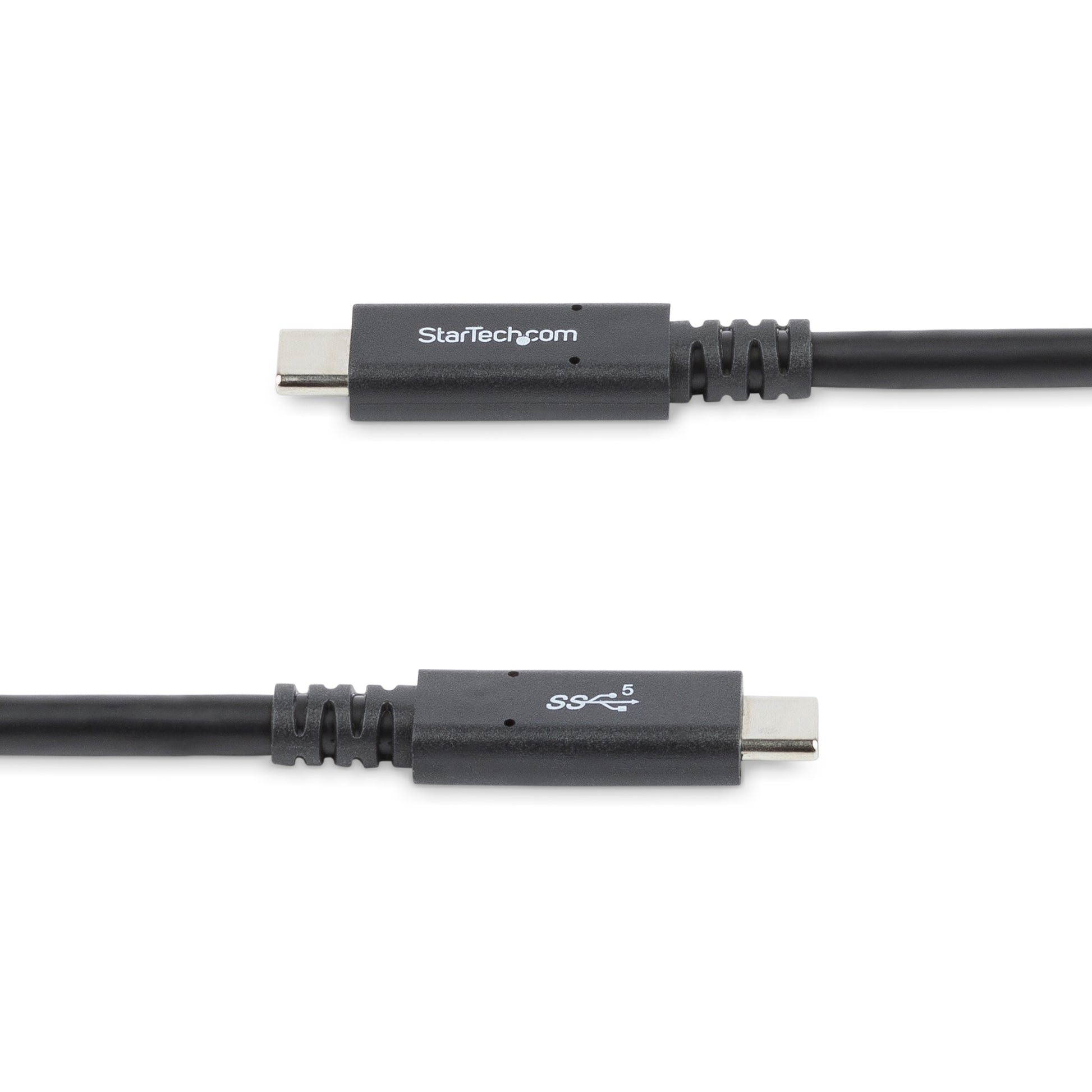 StarTech.com USB-C auf USB-C Kabel – USB 3.2 Gen 1 (5 Gbit/s) – 1,8 m – PD 100 W – 4K/60 – Schwarz
