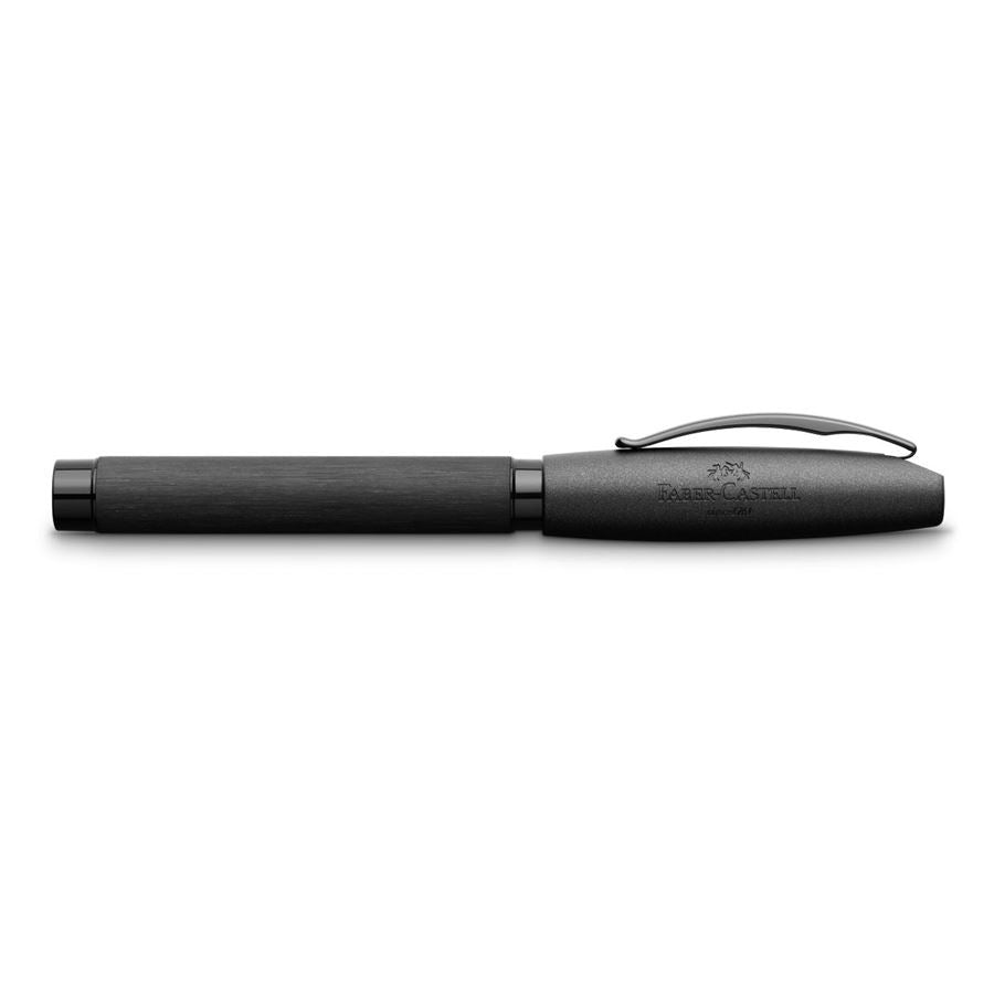 Faber-Castell Essentio – Federspitze M – für Rechts- & Linkshänder – Schwarz – Patronen