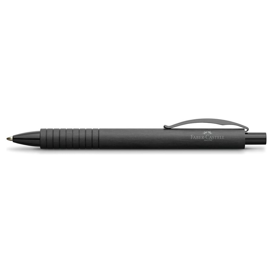 Faber-Castell Essentio Kugelschreiber – Schwarz, Druck, Aluminium