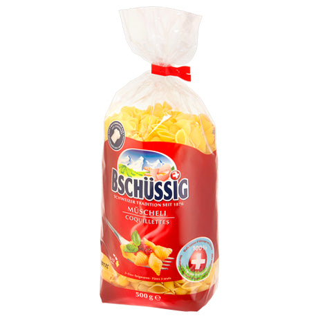 BSCHÜSSIG Eierteigwaren Müscheli – laktosefrei – 500 g