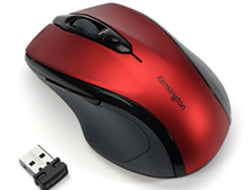 Kensington Pro Fit Mid-Size Maus – Kabellos, Rot