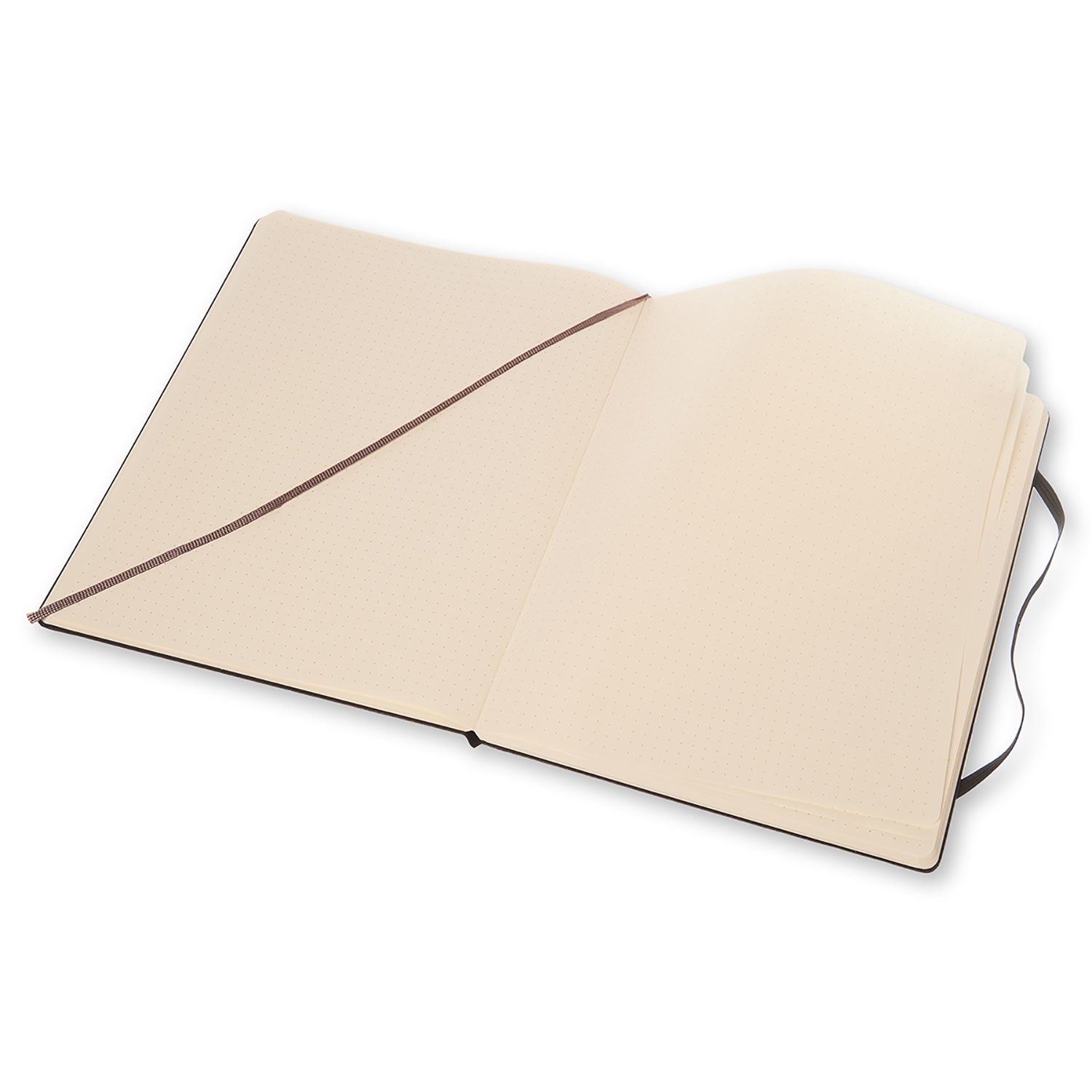 Moleskine Notizbuch – 190 × 250 mm – liniert – 70 g/m² – Hardcover, Gummiband, Einstecktasche, schwarz, FSC
