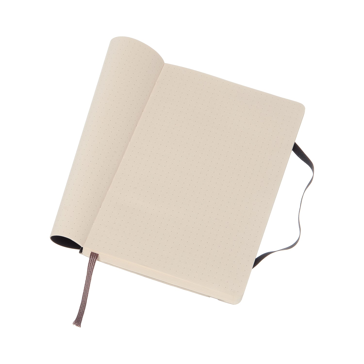 Moleskine Notizbuch, 130 × 210 mm, punktkariert, Leimbindung, Softcover, 192 Seiten, 70 g/m² – schwarz