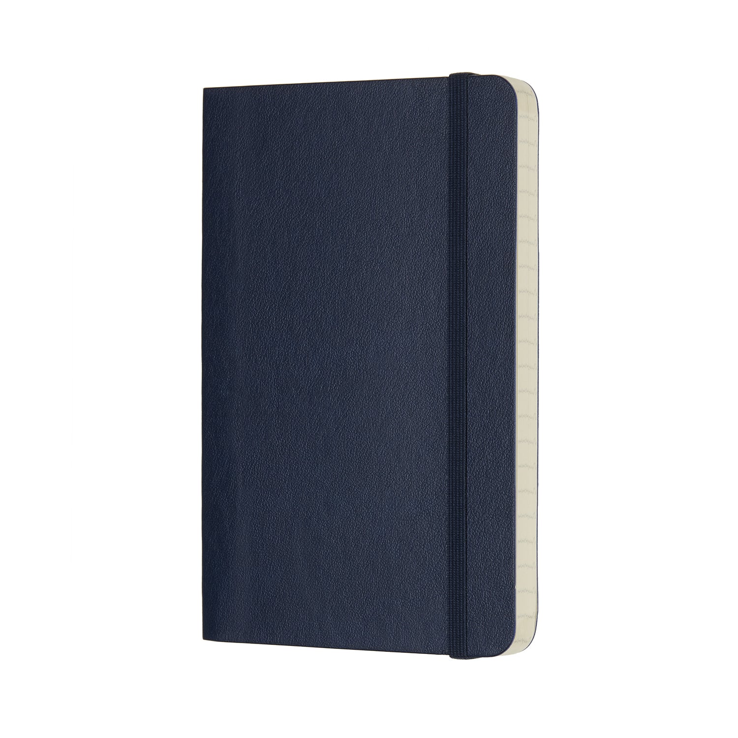 Moleskine Notizbuch – 90 × 140 mm – liniert – 70 g/m² – Softcover, Gummiband, Falttasche, Blau, FSC