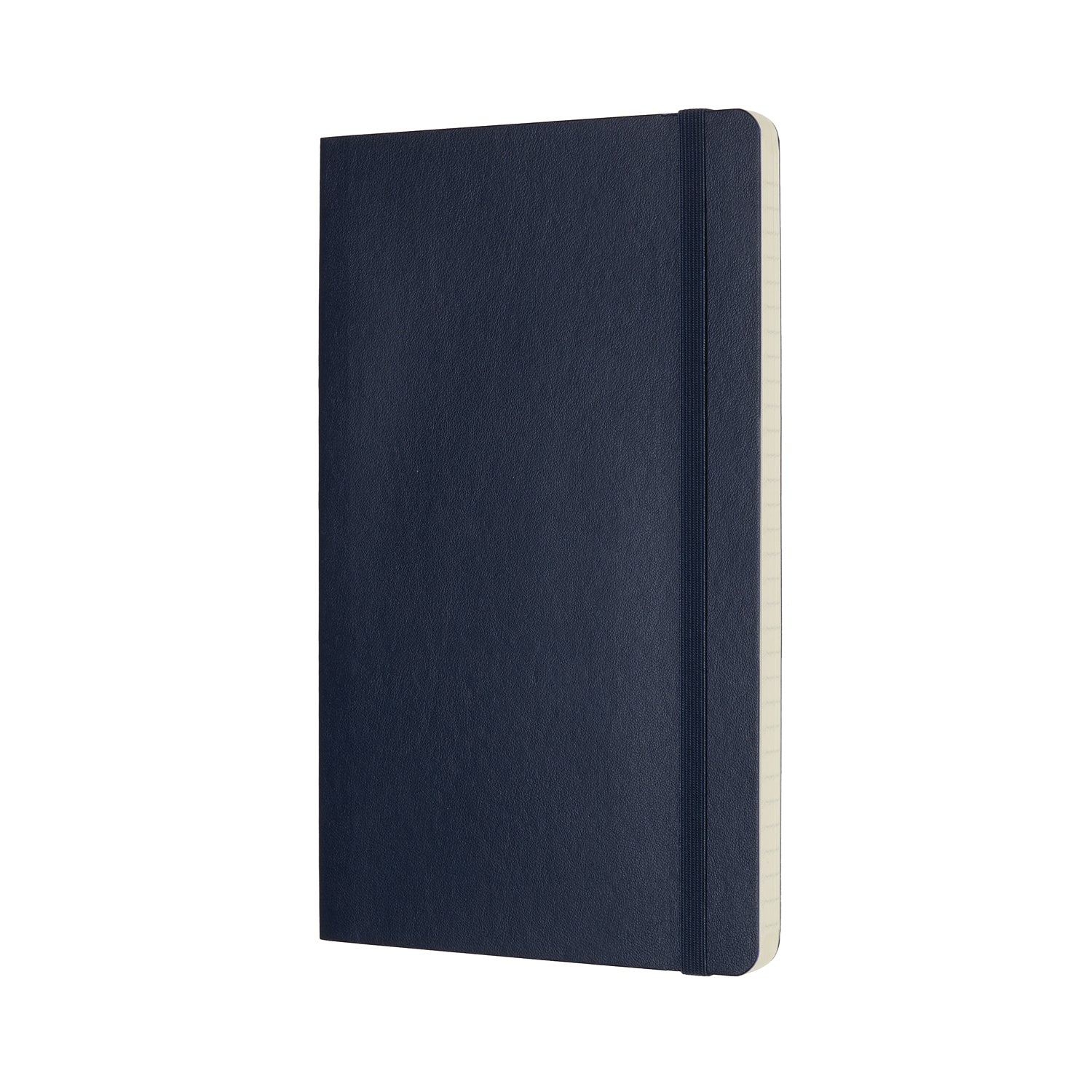 Moleskine Notizbuch A5, liniert, Fadenheftung, Softcover, 192 Seiten, 70 g/m² – Saphirblau