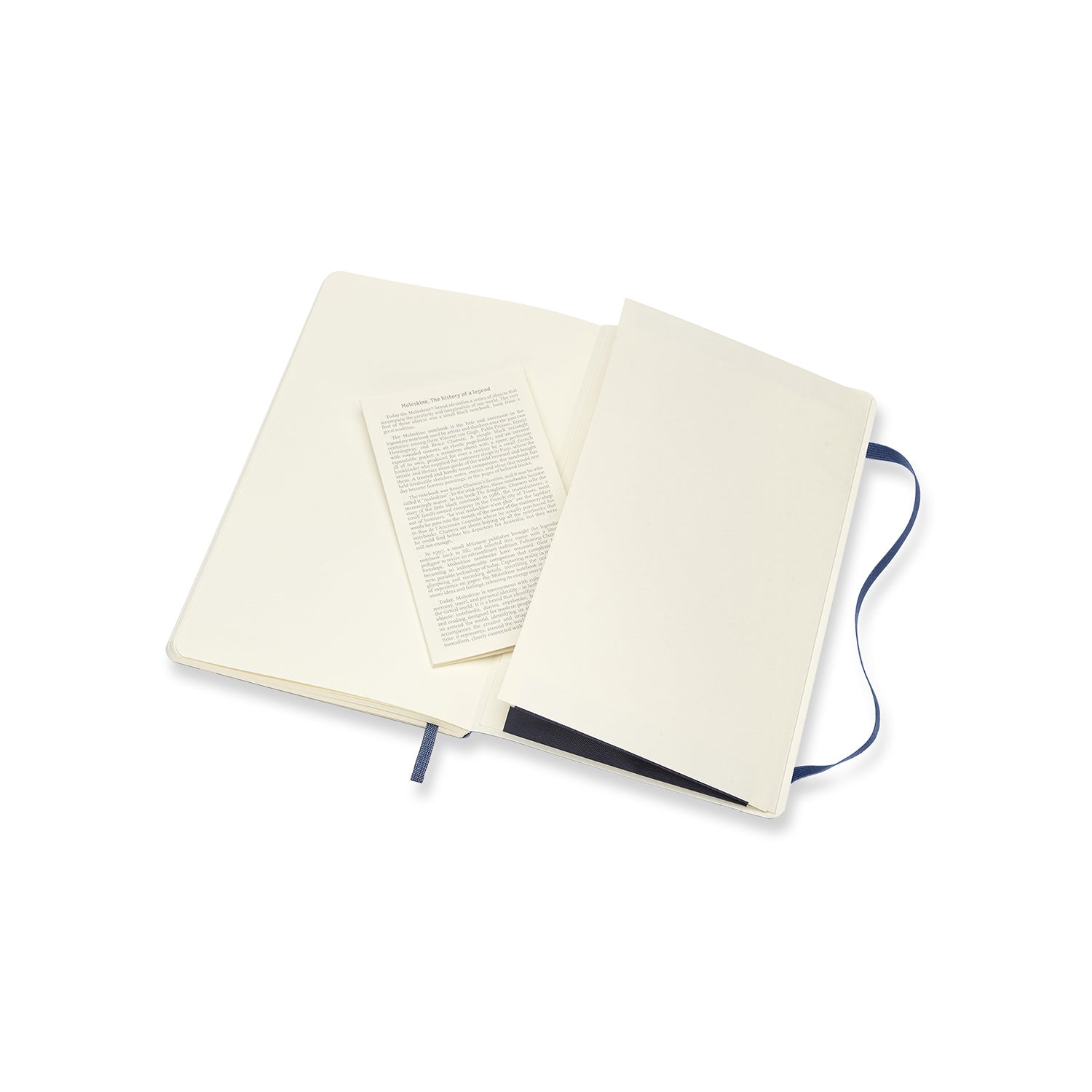 Moleskine Notizbuch – 130 × 210 mm – punktiert – 70 g/m² – Softcover, Gummiband, Einstecktasche – Saphir – FSC