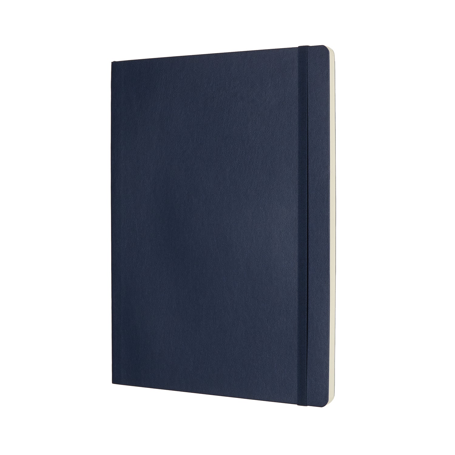 Moleskine Notizbuch – 190 × 250 mm – blanko – 70 g/m² – Softcover, Gummiband, Innentasche, blau, FSC