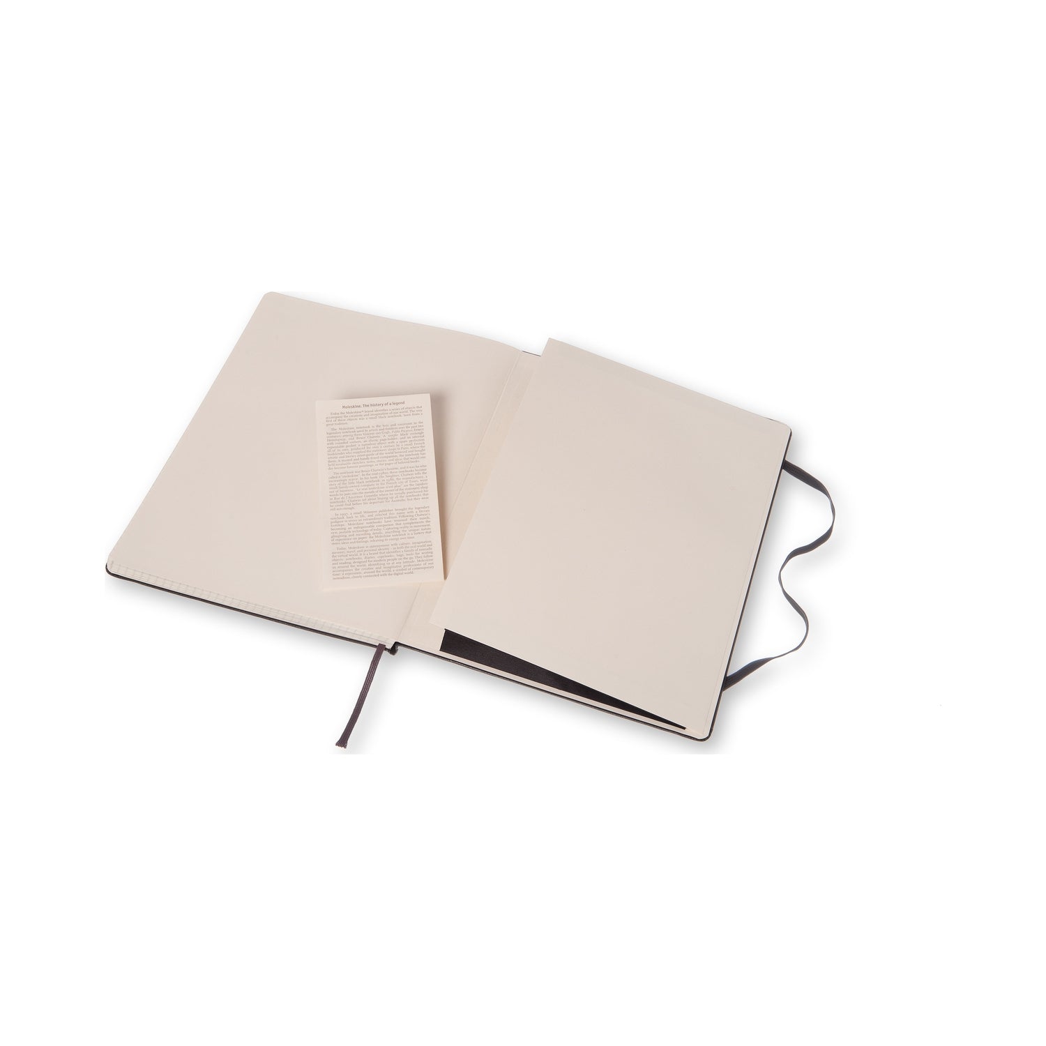 Moleskine Notizbuch Classic Collection, kariert, Leimbindung, Hardcover, 192 Seiten, 70 g/m² – schwarz