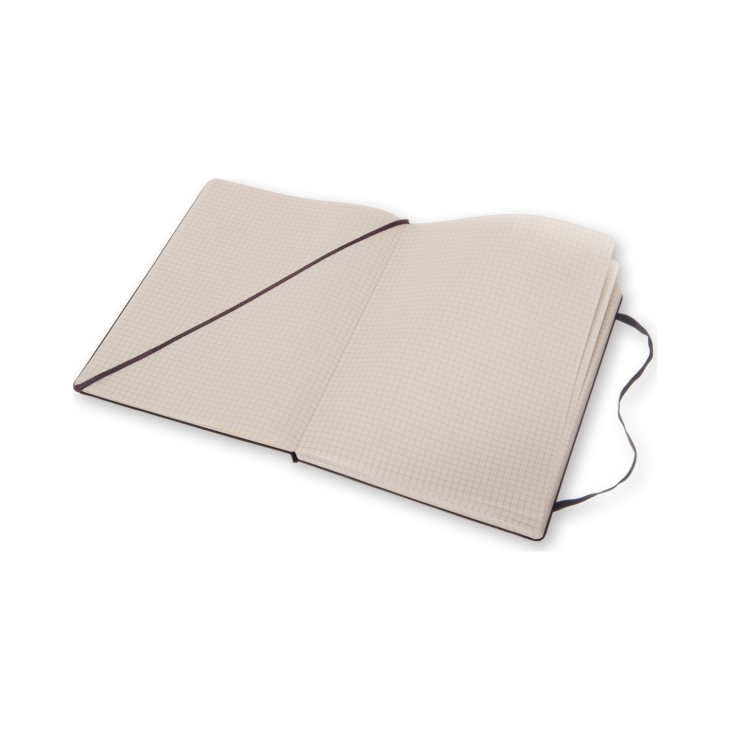 Moleskine Notizbuch Classic Collection, kariert, Leimbindung, Hardcover, 192 Seiten, 70 g/m² – schwarz