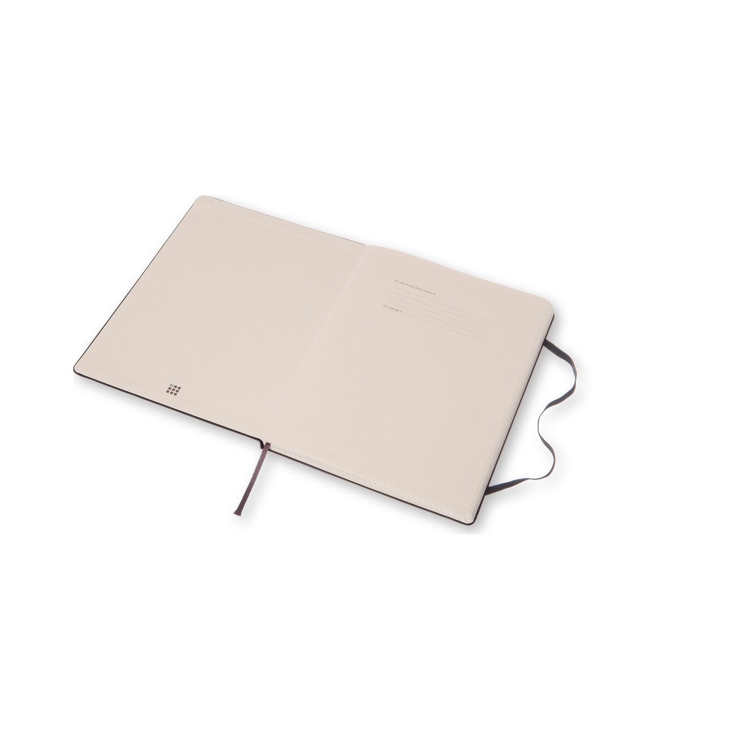 Moleskine Notizbuch Classic Collection, kariert, Leimbindung, Hardcover, 192 Seiten, 70 g/m² – schwarz
