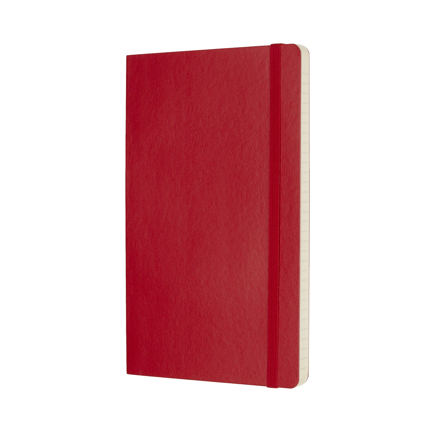 Moleskine Notizbuch – 130 × 210 mm – liniert – 70 g/m² – Softcover, Gummiband, Tasche – Rot, FSC