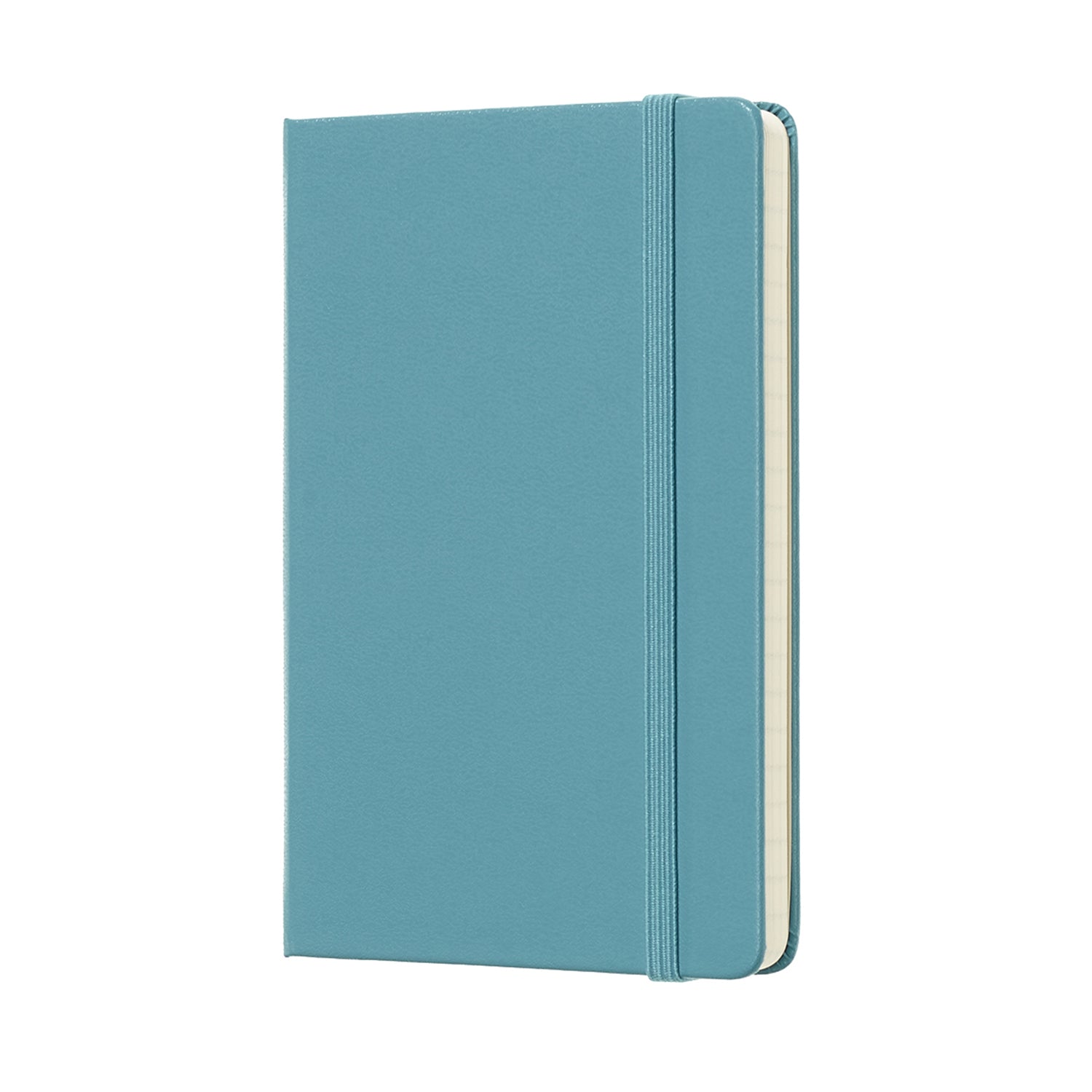 Moleskine Classic Notizbuch – 90 × 140 mm – liniert – 70 g/m² – Hardcover, Gummiband, Innentasche, Blau, FSC