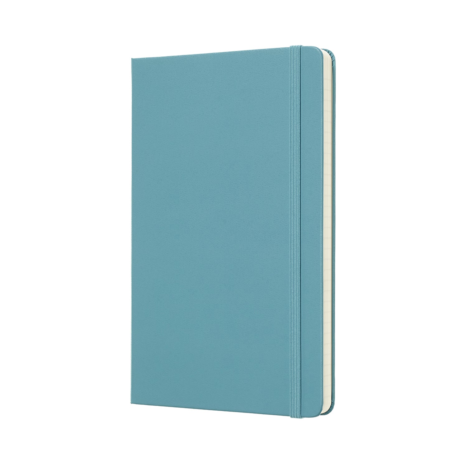 Moleskine Notizbuch – 130 × 210 mm – liniert – 70 g/m² – Hardcover, Gummiband, Einstecktasche – blau – FSC