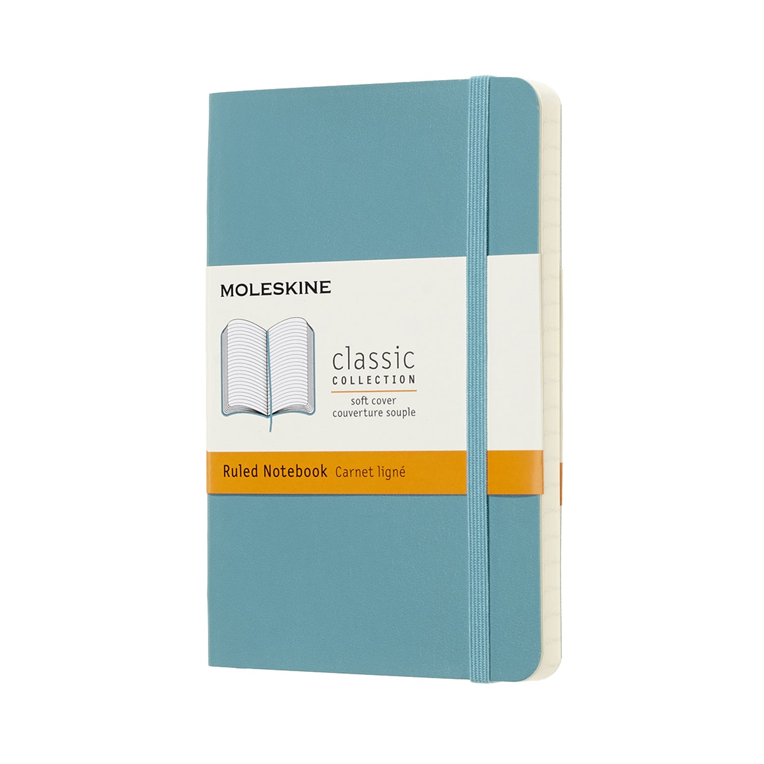 Moleskine Classic Soft Notizbuch – A6 – liniert – 70 g/m² – Softcover, Blau, FSC