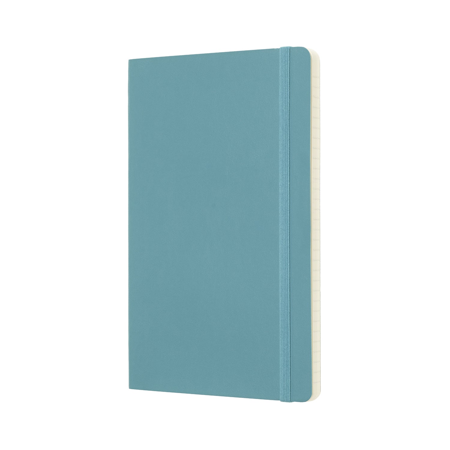 Moleskine Notizbuch – A5 – 192 Seiten – 70 g/m² – Softcover, Gummiband, Einstecktasche, Hellblau, FSC