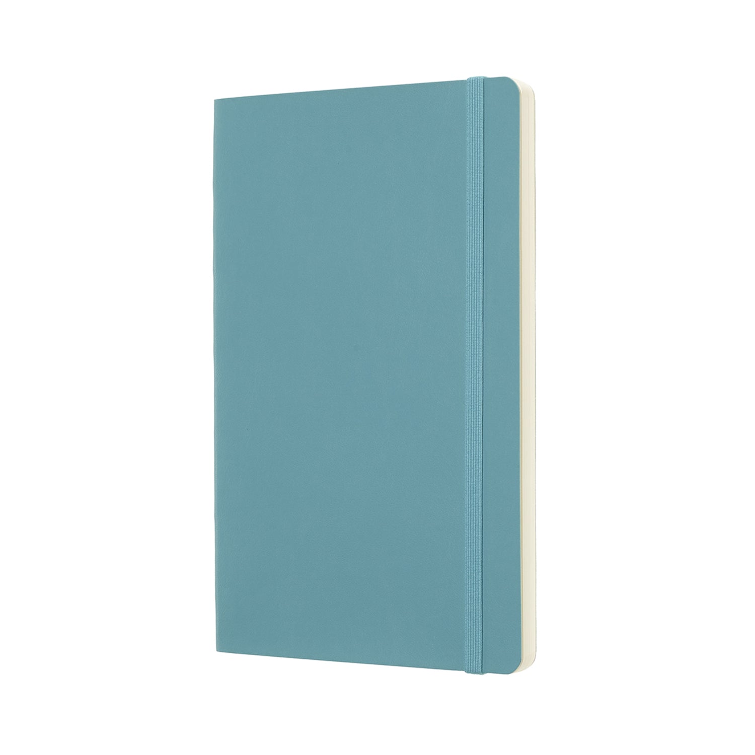 Moleskine Notizbuch – 130 × 210 mm – blanko – 70 g/m² – Softcover, Gummiband, Einstecktasche, blau, FSC