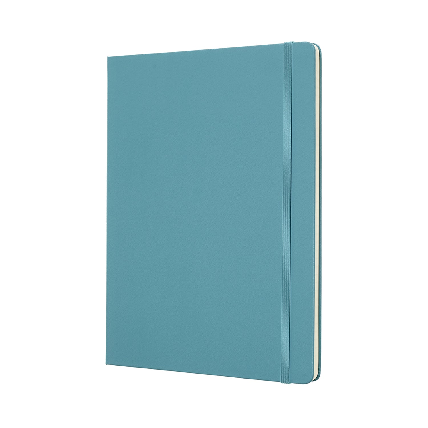 Moleskine Notizbuch – 190 × 250 mm – liniert – 70 g/m² – Hardcover, Gummiband, Innentasche, Blau, FSC