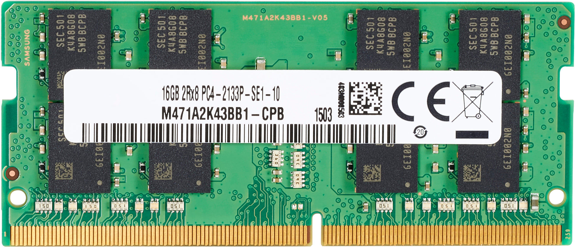 HP 8 GB DDR4 SO-DIMM – 2'666 MHz, 260-polig, ungepuffert, kein ECC, für ZBook 15 G5v, 15 G5, 17 G5 und andere
