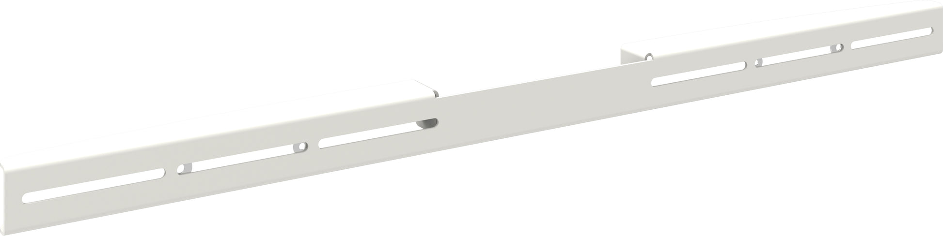 SmartMetals AV-Wandregal – bis 4 kg, höhenverstellbar – für 98" TVs – Weiss
