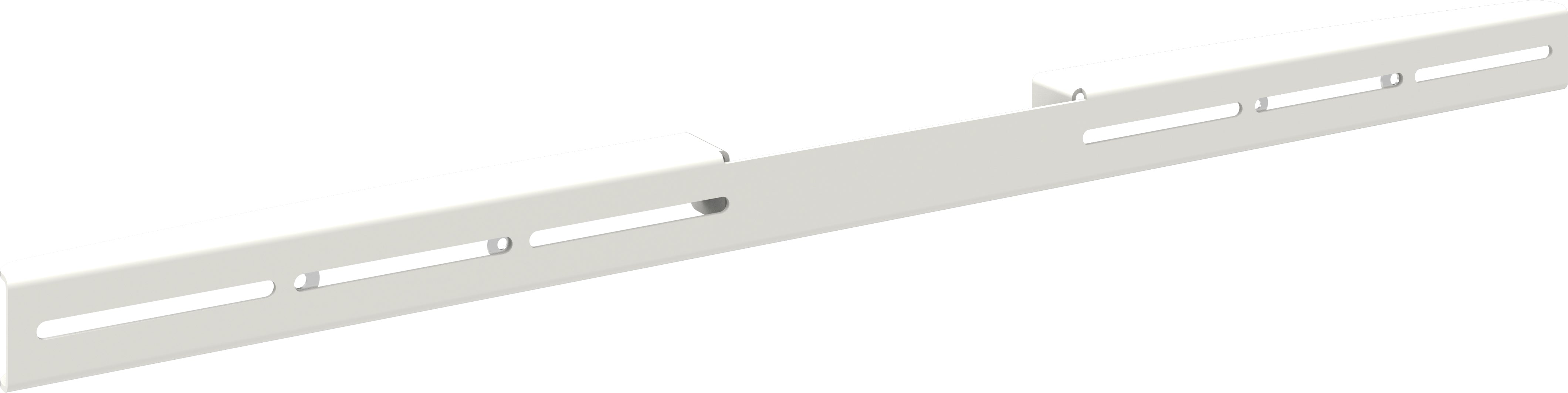 SmartMetals AV-Wandregal – bis 4 kg, höhenverstellbar – für 98" TVs – Weiss