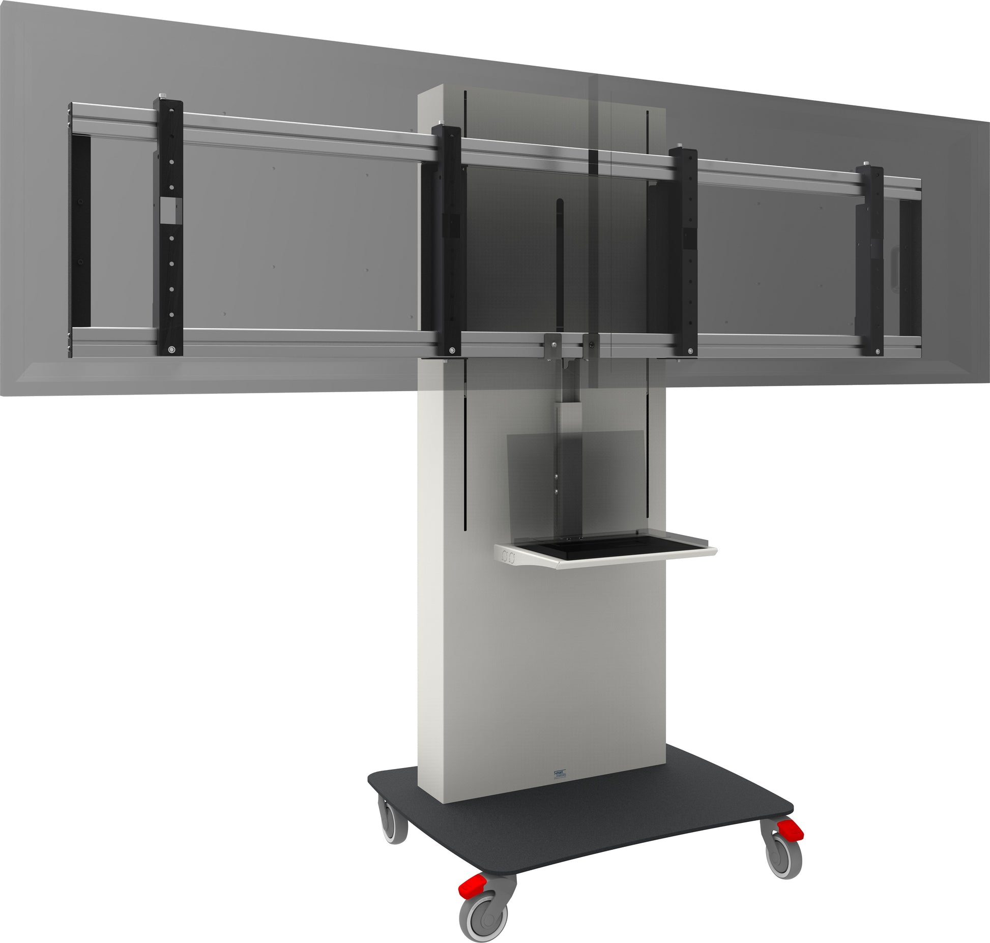 SmartMetals 062.2885 – Regal, Aluminium, 5 kg Tragkraft, 400×300 mm, Höhenverstellbar 0–250 mm, Weiss