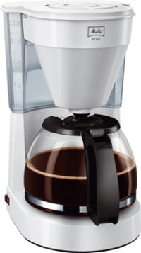 Melitta Filterkaffeemaschine – 10 Tassen, Karaffe, Weiss, 26,0 × 31,5 × 18,9 cm
