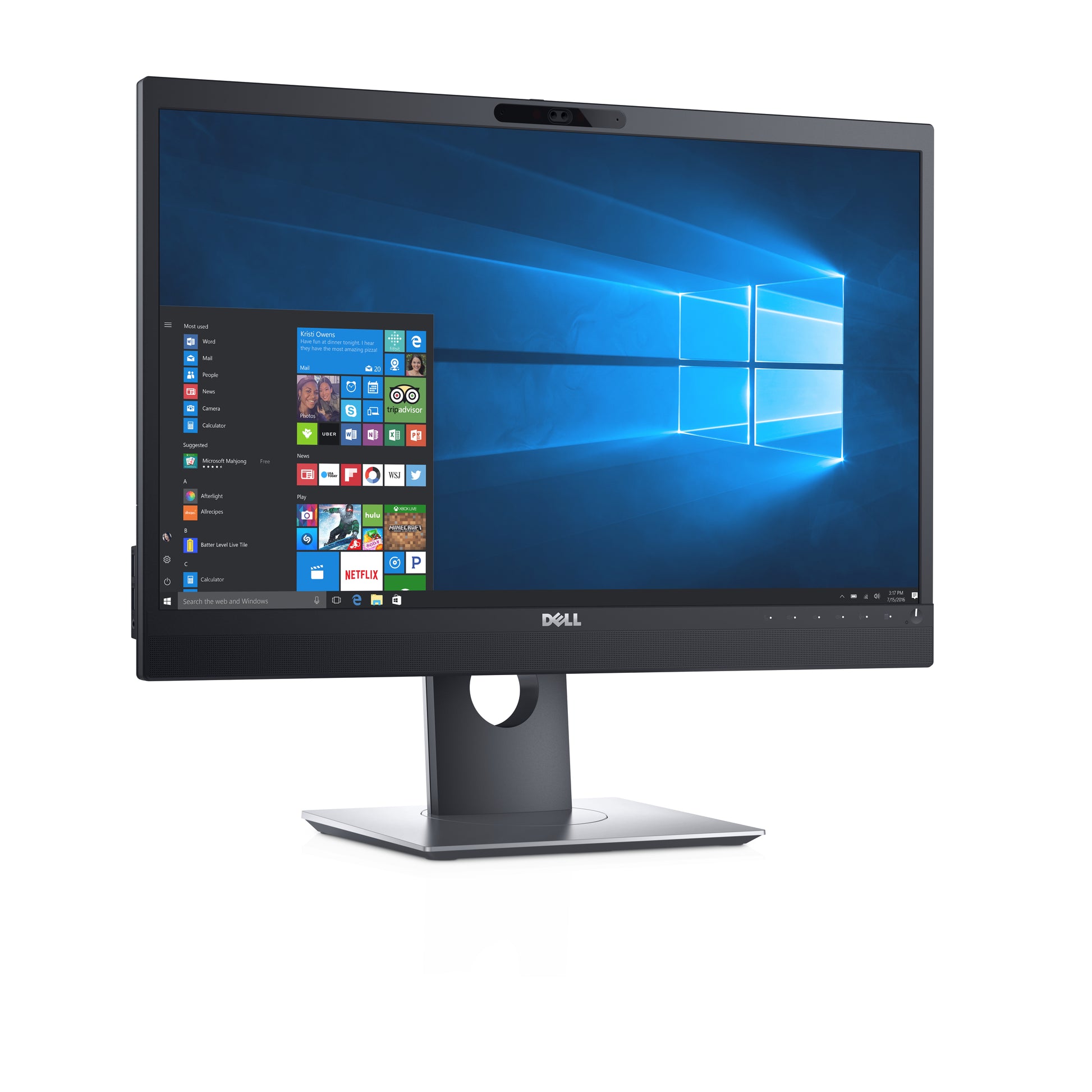 DELL P2418HZ – 23,8" IPS, Full HD (1920 × 1080), 60 Hz, Webcam