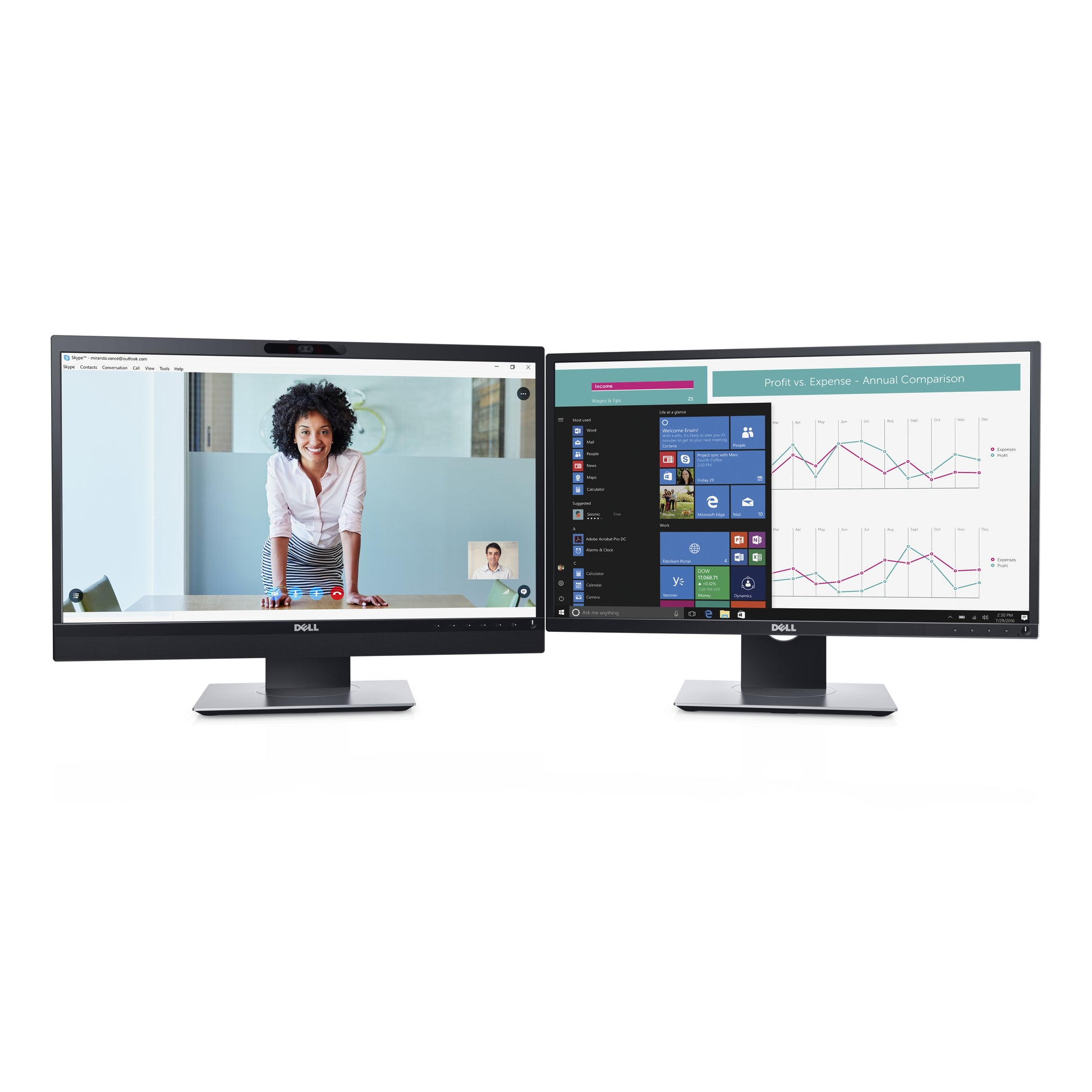 DELL P2418HZ – 23,8" IPS, Full HD (1920 × 1080), 60 Hz, Webcam