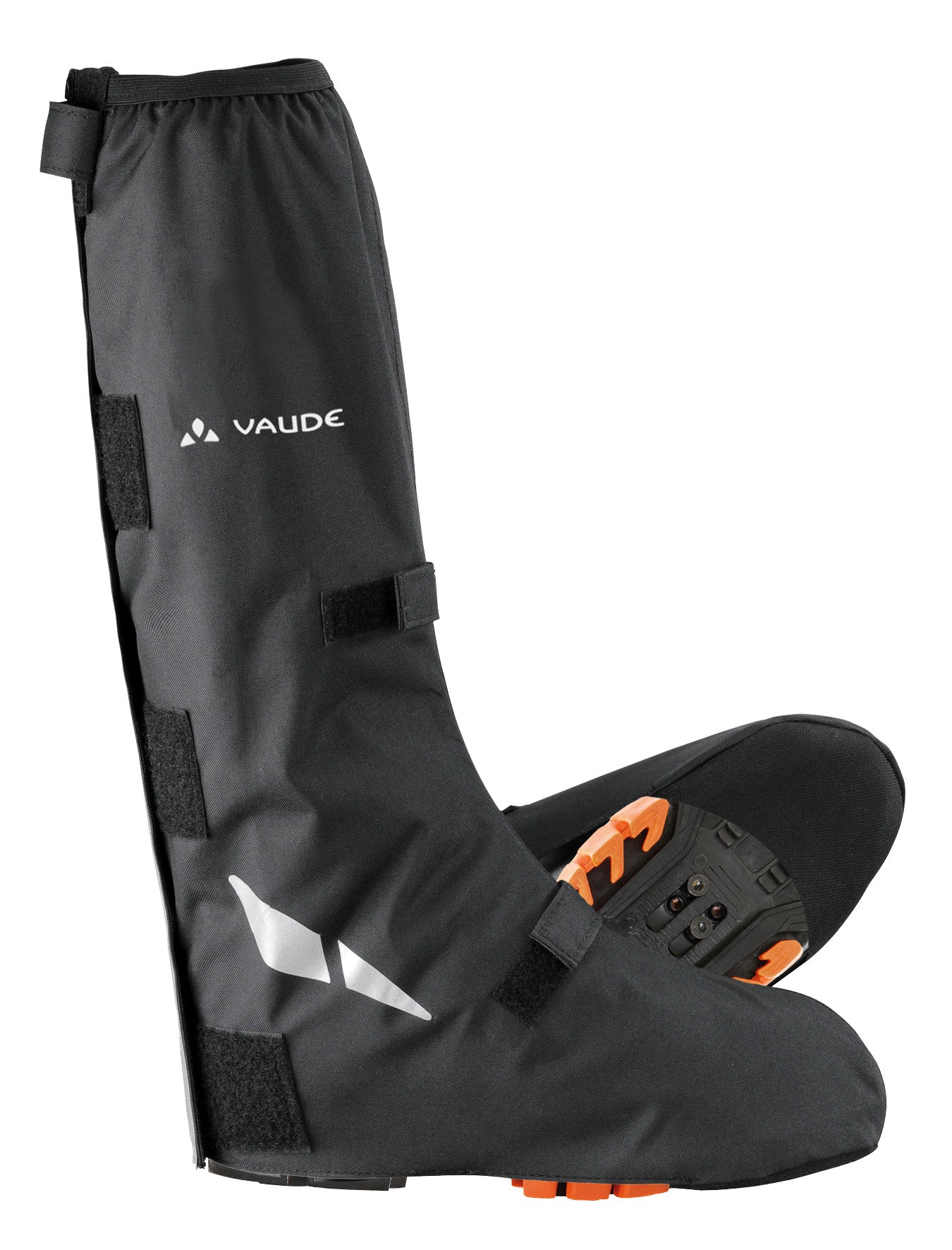 VAUDE Gamasche – Grösse 36–39 – Schwarz, Polyester, Klettverschluss, Reflektierend, Wasserfest