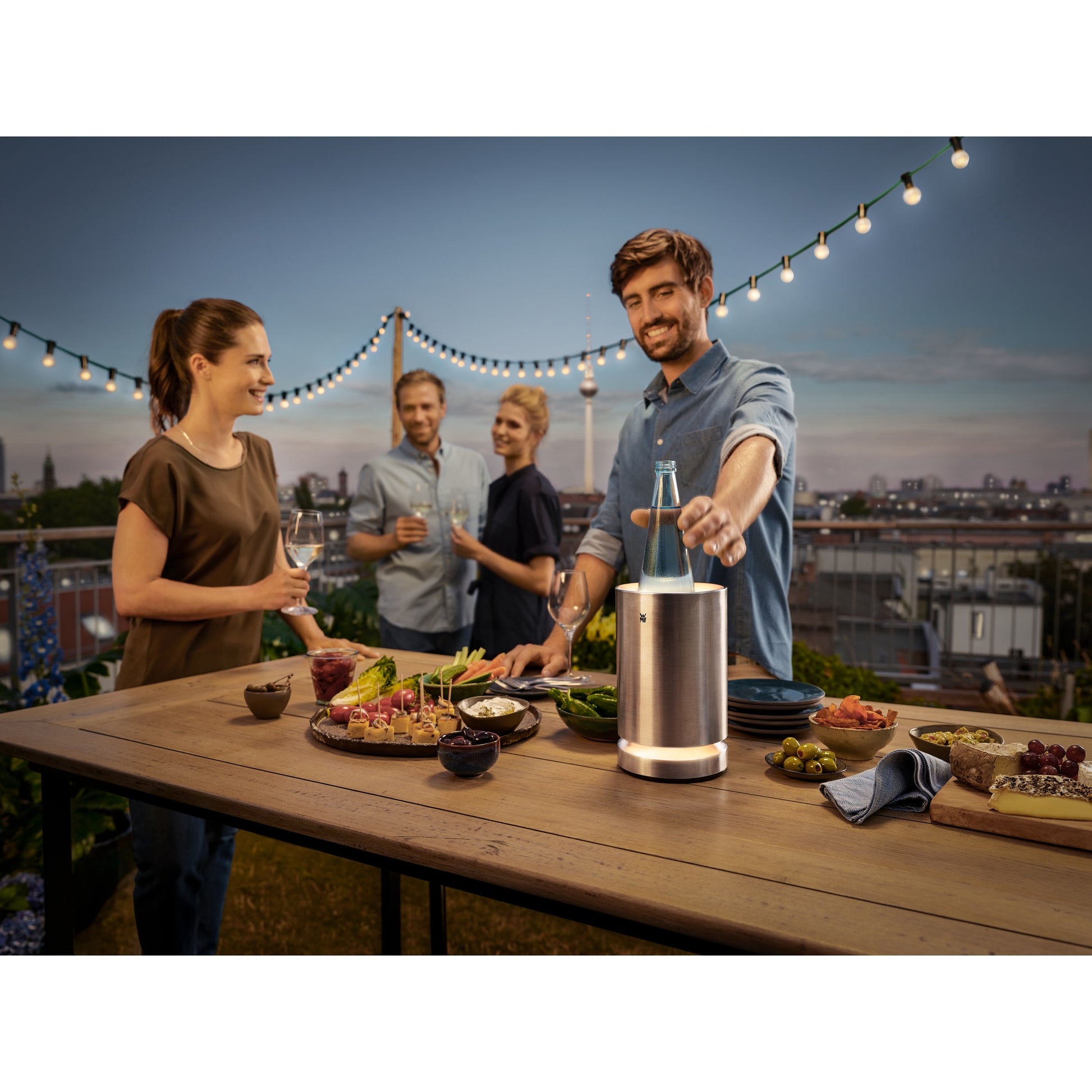 WMF Flaschenkühler Ambient für 1 Flasche – Edelstahl