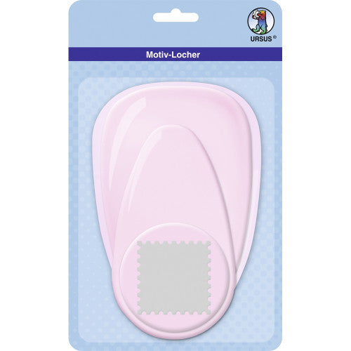 URSUS Motivstanzer Briefmarke, Ø 76 mm, pink