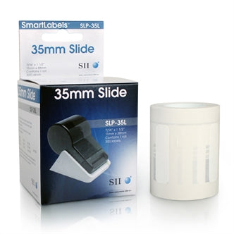 Seiko Instruments SLP-35L – Etiketten (Rolle) 38 × 11 mm – weiss – 300 Etiketten/Rolle