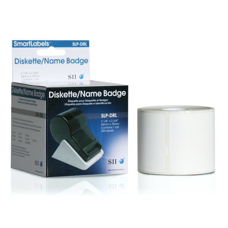 Seiko Instruments Druckeretiketten, 54 mm × 70 mm, weiss, Papier, permanent, 320 Etiketten