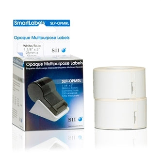 Seiko Instruments SLP-OPMRL – Etiketten (Rolle) 51 × 28 mm – weiss – 220 Etiketten/Rolle, 2 Rollen/Pack