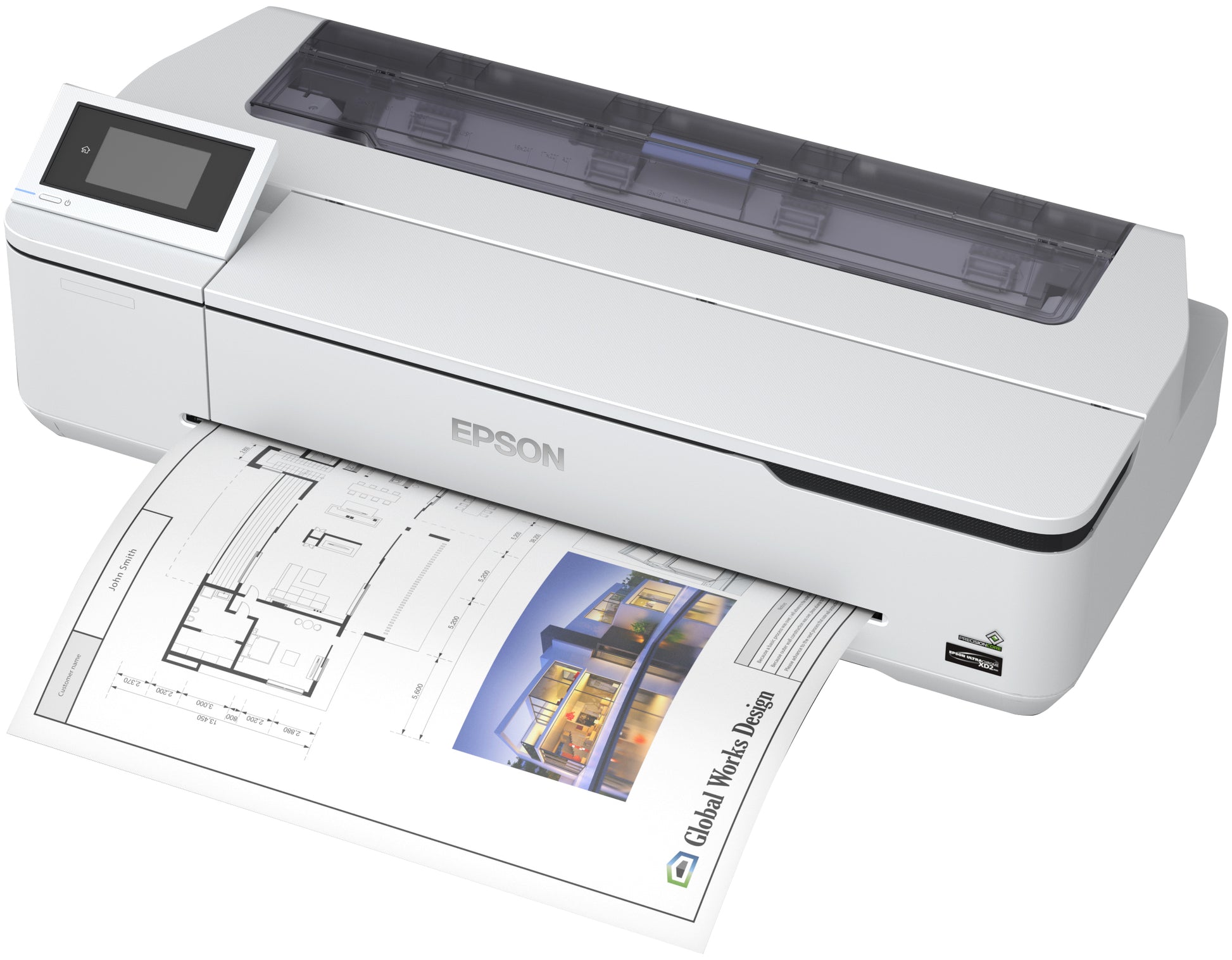 Epson SureColor SC-T2100 – Grossformatdrucker 24", Farbe, LAN/WLAN/USB, 2400 × 1200 dpi