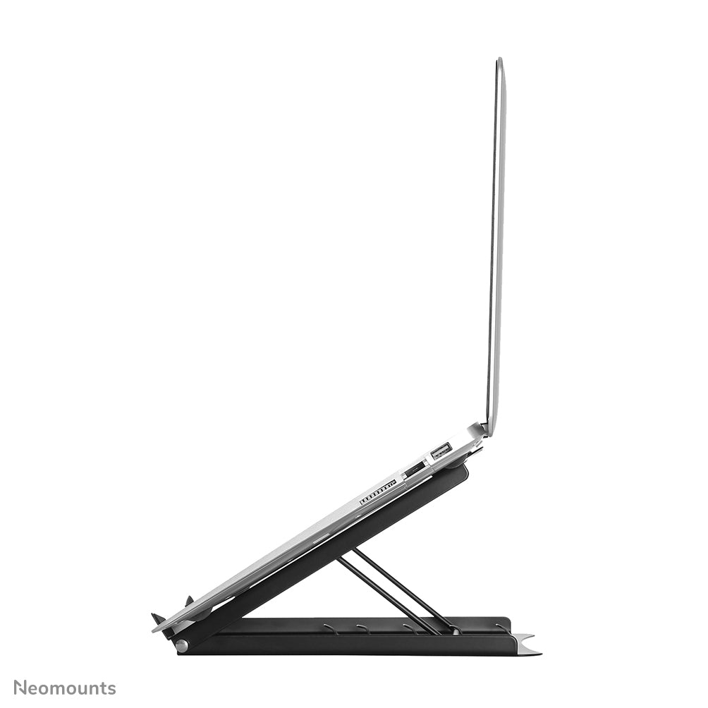 Neomounts Laptop-Ständer – bis 16", 5 kg Traglast – Schwarz