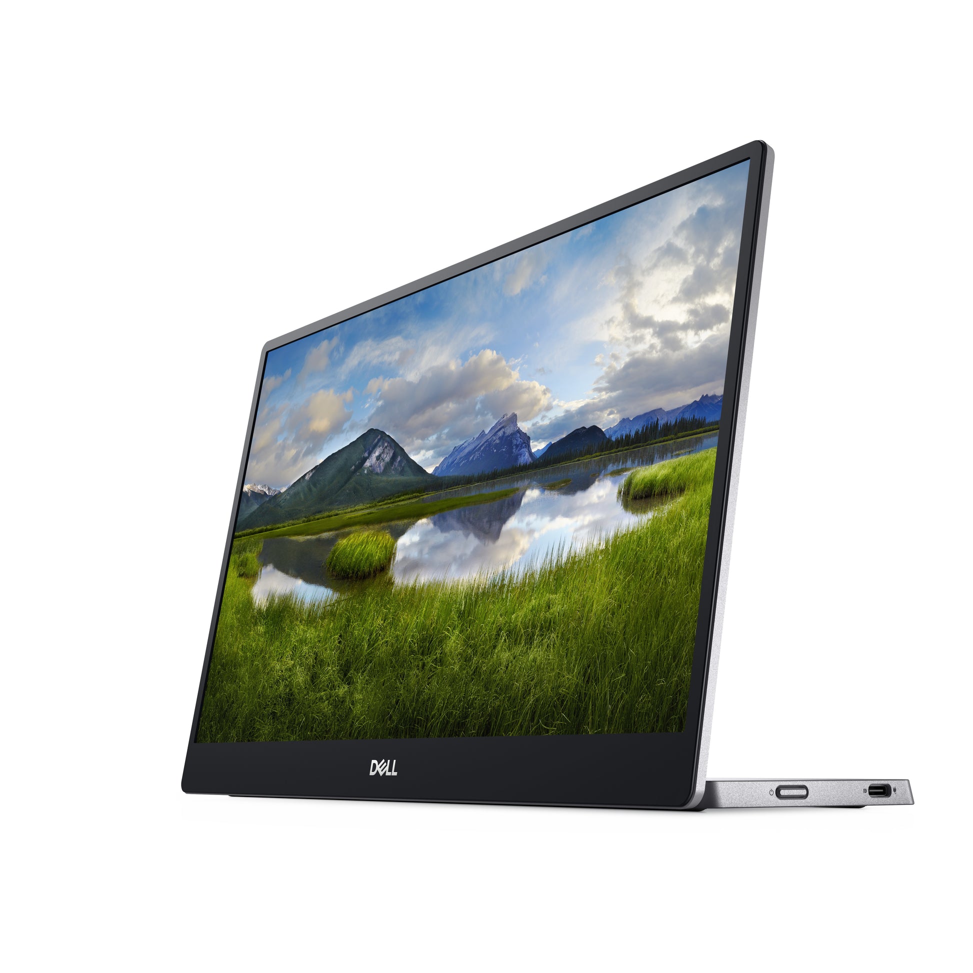 DELL P1424H – Portabler Monitor, 14", IPS, 60 Hz, 300 cd/m², 2× USB-C (DP Alt Mode, PD 65W), Grau