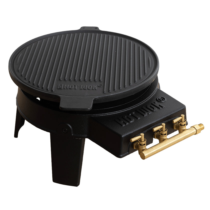 Hot Wok Gasgrill HW3812 – 12000 W, 1 Brenner, Gusseisen – Schwarz