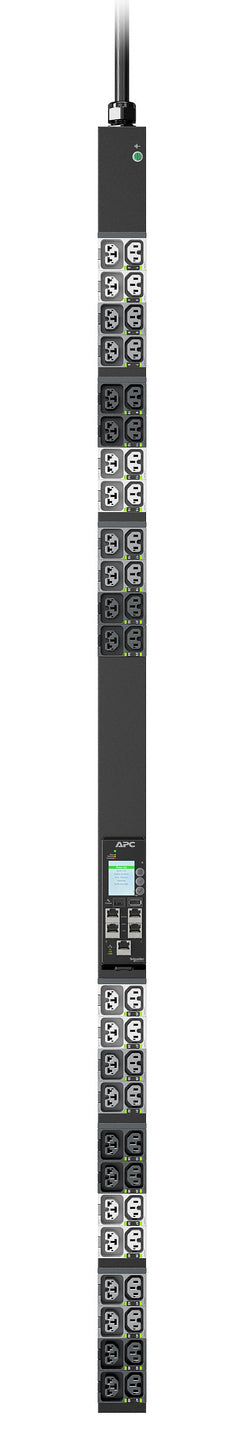 APC NetShelter Advanced – Rack-PDU Messgerät, 3-phasig, 42× IEC (C13/C15/C19/C21), 60 A, 0U vertikal