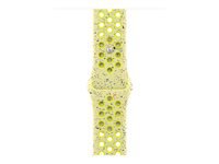 Apple Nike Sport Band – Armband – für Apple Watch 42 mm, Volt Splash (Grün), S/M, Polymer