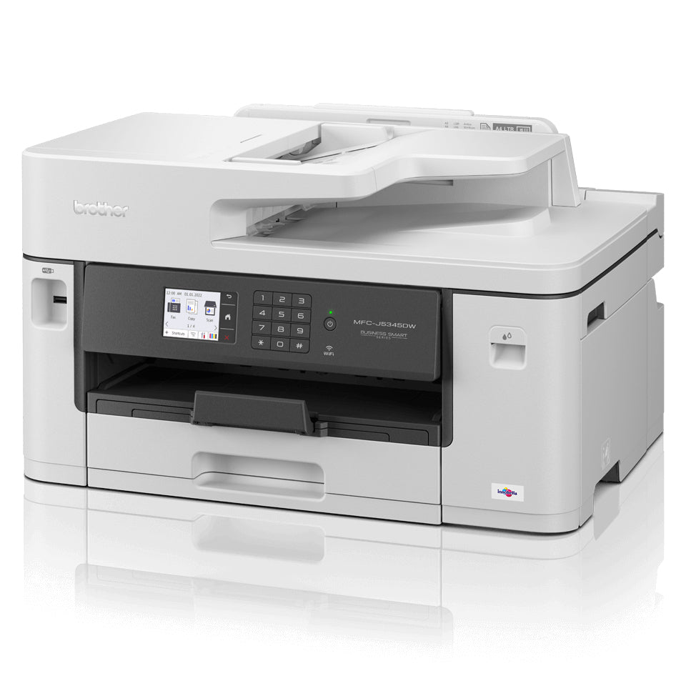 Brother MFC-J5345DW – Farbiges Tintenstrahl-MFP A3, 4-in-1 – USB/LAN/WLAN – Duplex, ADF – 28 S./Min. S/W